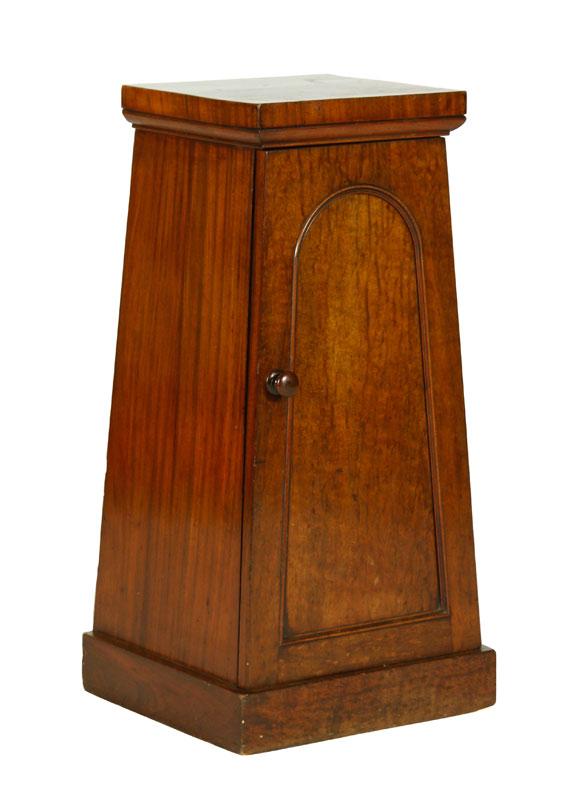 Appraisal: - th C English Pedestal Shape Cabinet th Century English