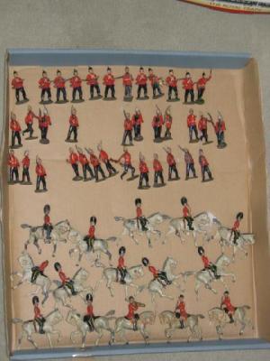 Appraisal: Thirty six early Britains Royal Marine Artillery and similar figures