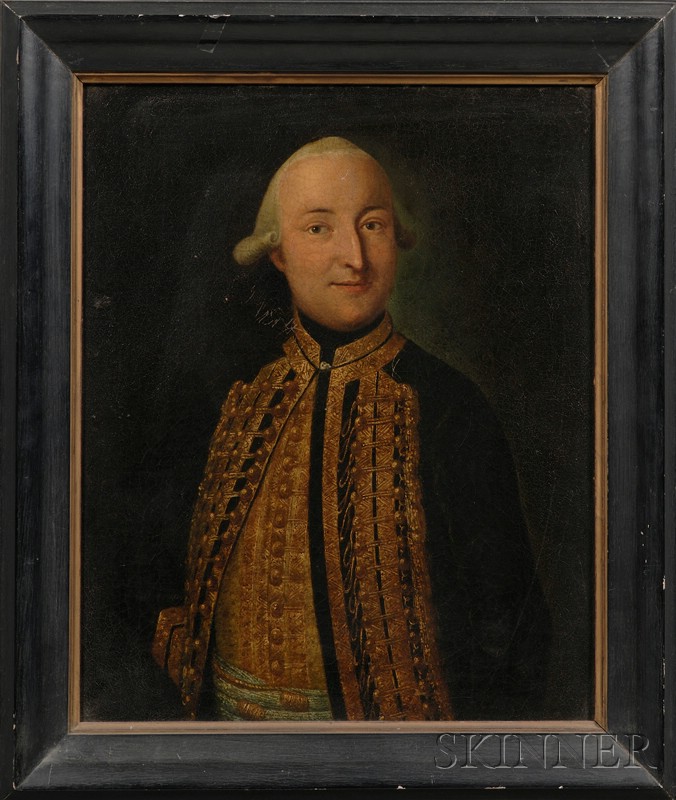 Appraisal: Anglo School th Century Portrait of a Gentleman Unsigned the