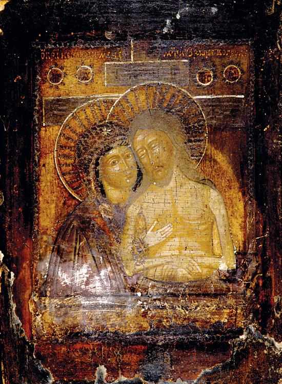 Appraisal: Russian icon th century KAZAN MOTHER OF GOD oil on