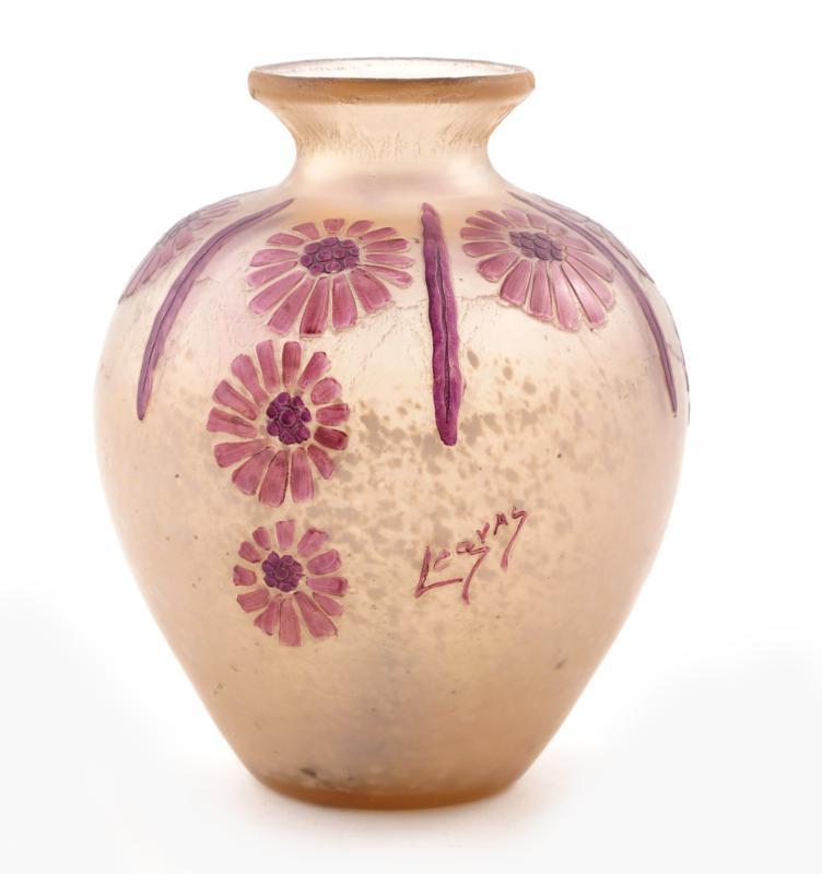 Appraisal: A Legras cameo glass vase