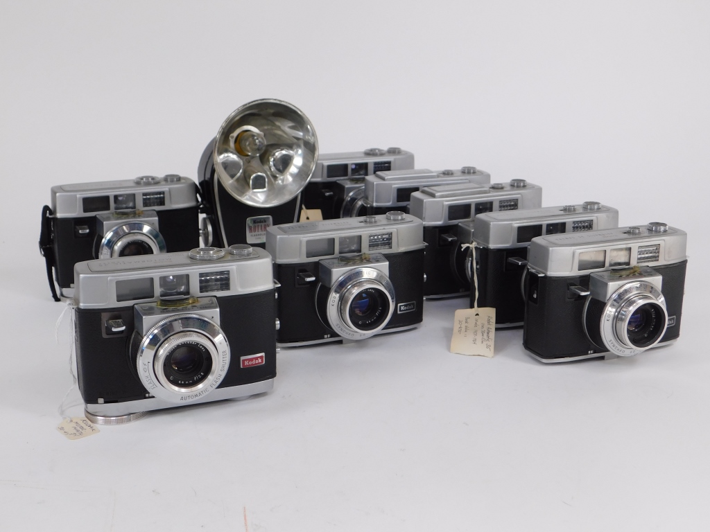 Appraisal: GROUP OF KODAK MOTORMATIC CAMERAS Group of Kodak Motormatic viewfinder