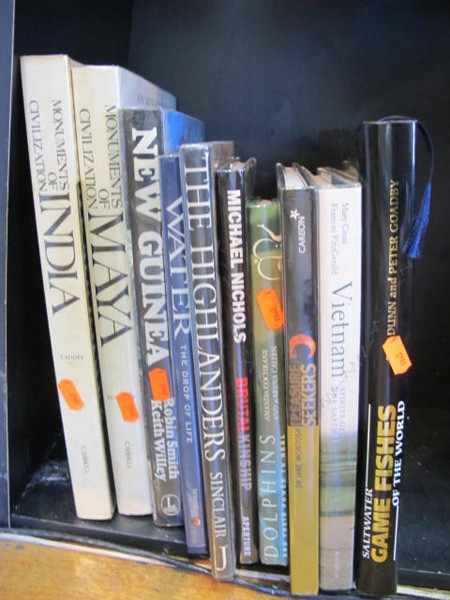 Appraisal: HALF SHELF OF ASSORTED BOOKS INCL VIETNAM SPIRITS OF THE