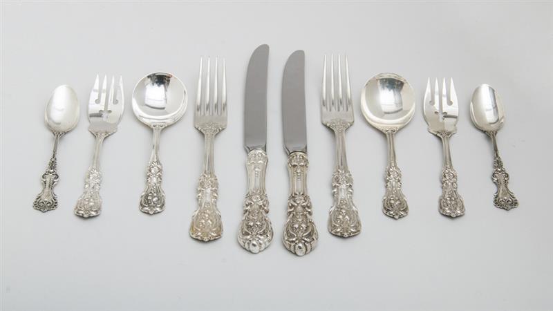 Appraisal: REED BARTON SILVER -PIECE FLATWARE SERVICE IN THE FRANCIS I