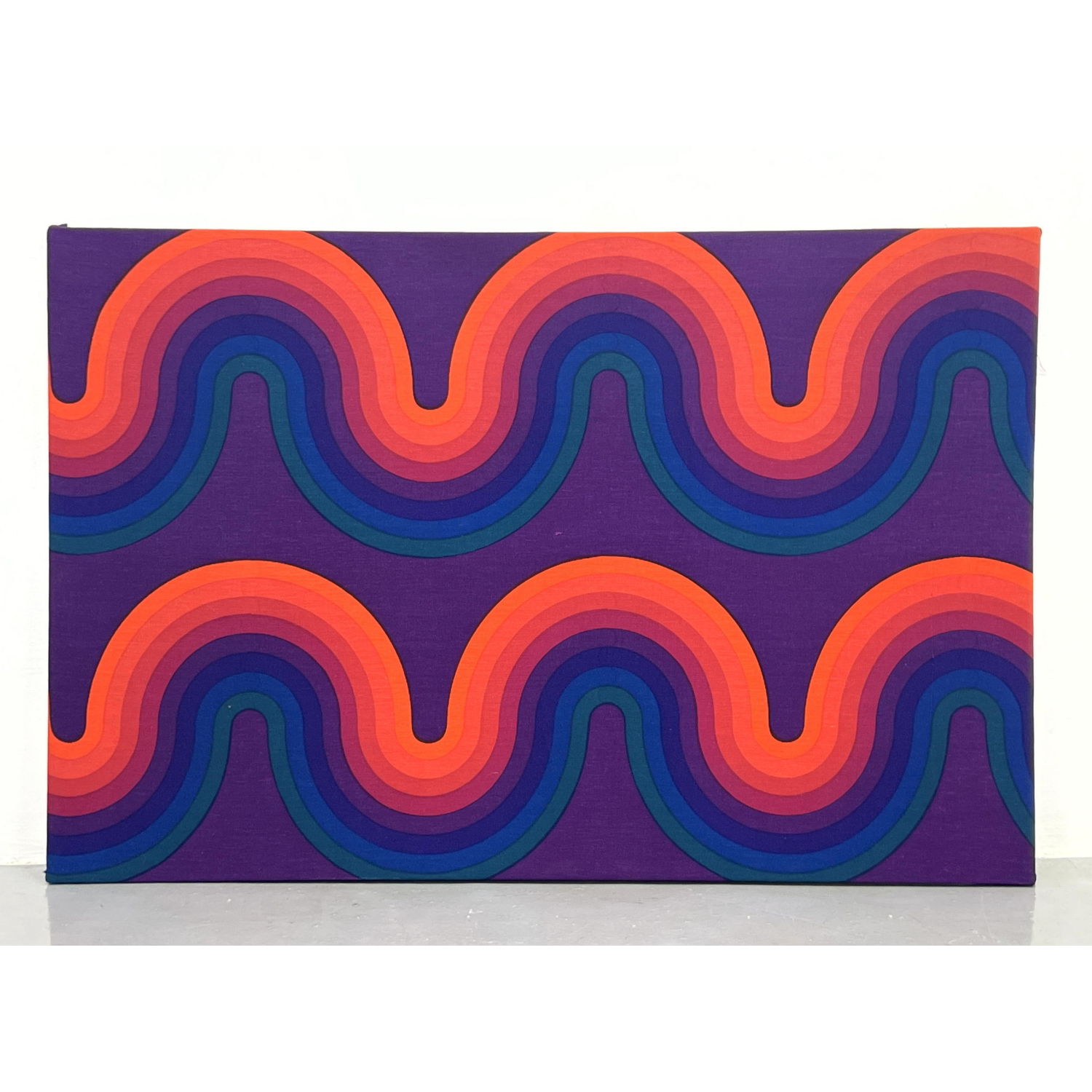 Appraisal: Verner Panton for Mira-X s fabric panel Vintage Panton fabric