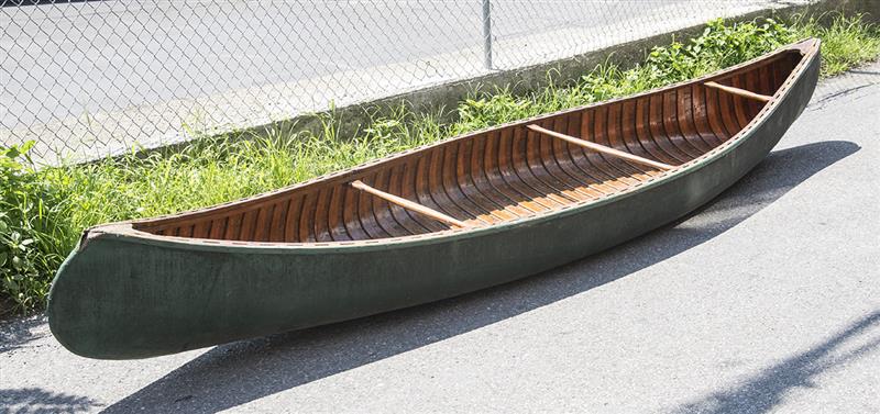 Appraisal: OLD TOWN' WOOD AND CANVAS CANOE RETAILED BY KENNEDY BROTHERS