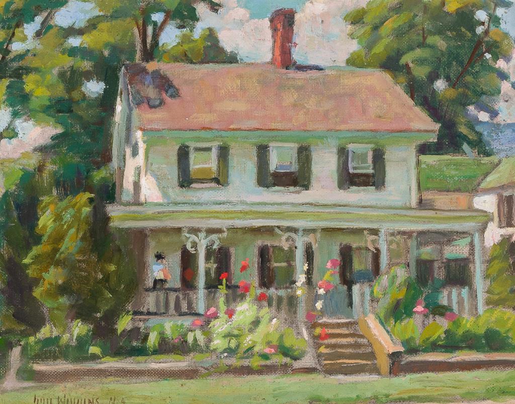 Appraisal: GUY CARLETON WIGGINS American - A New England Home probably