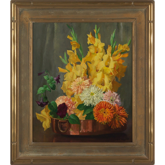 Appraisal: George Laurence Nelson American - Autumn Shades c oil on