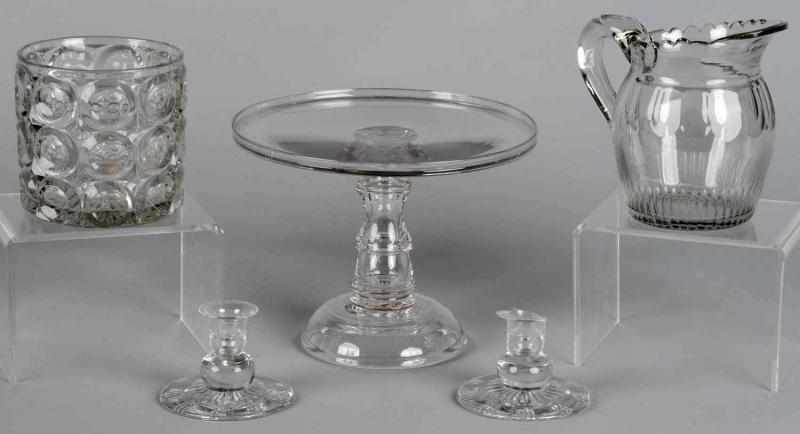 Appraisal: Lot of Glass Pieces Description Includes one pair of Webb