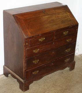 Appraisal: Th Century Chippendale Slant Front Desk th Century Southern Chippendale