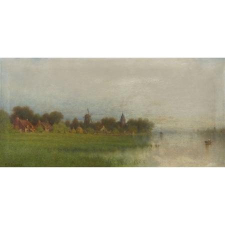 Appraisal: Andrew Fisher Bunner American - Near Dordrecht on the River