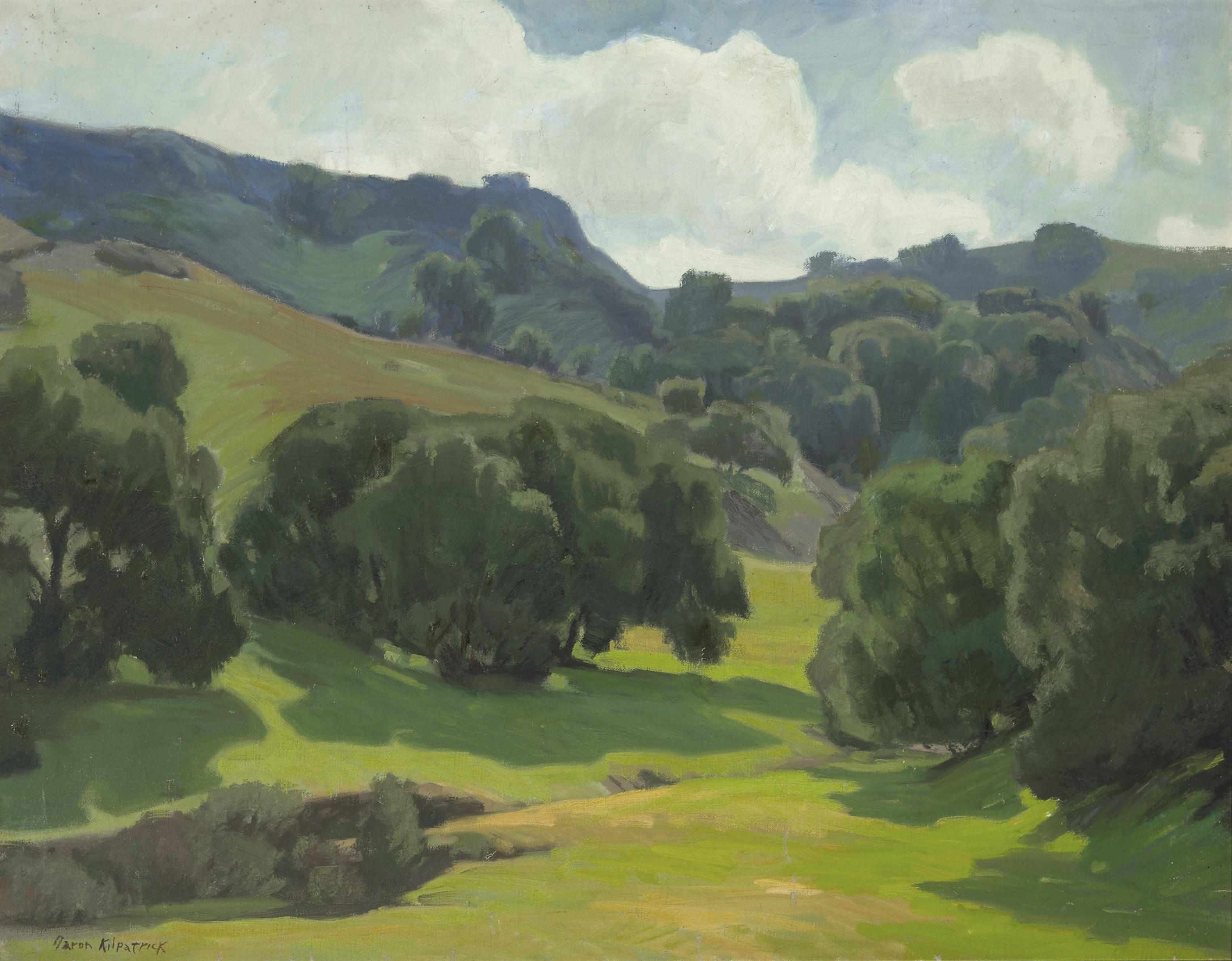 Appraisal: Aaron Edward Kilpatrick American - Spring shadows signed 'Aaron Kilpatrick'