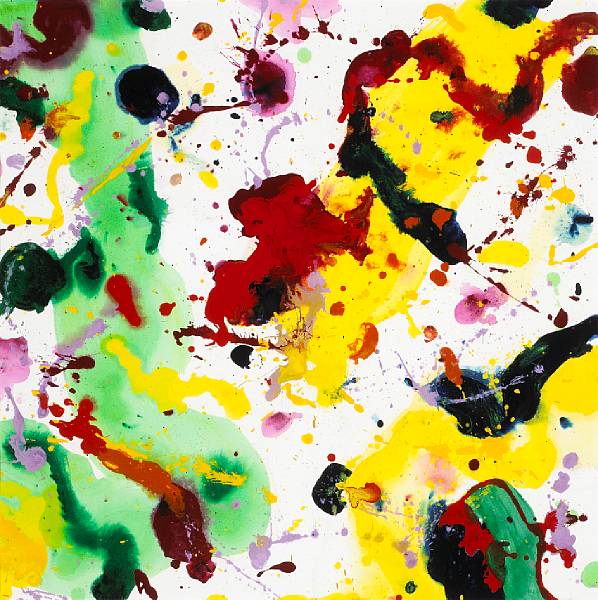 Appraisal: Sam Francis American - Untitled SF - signed and dated