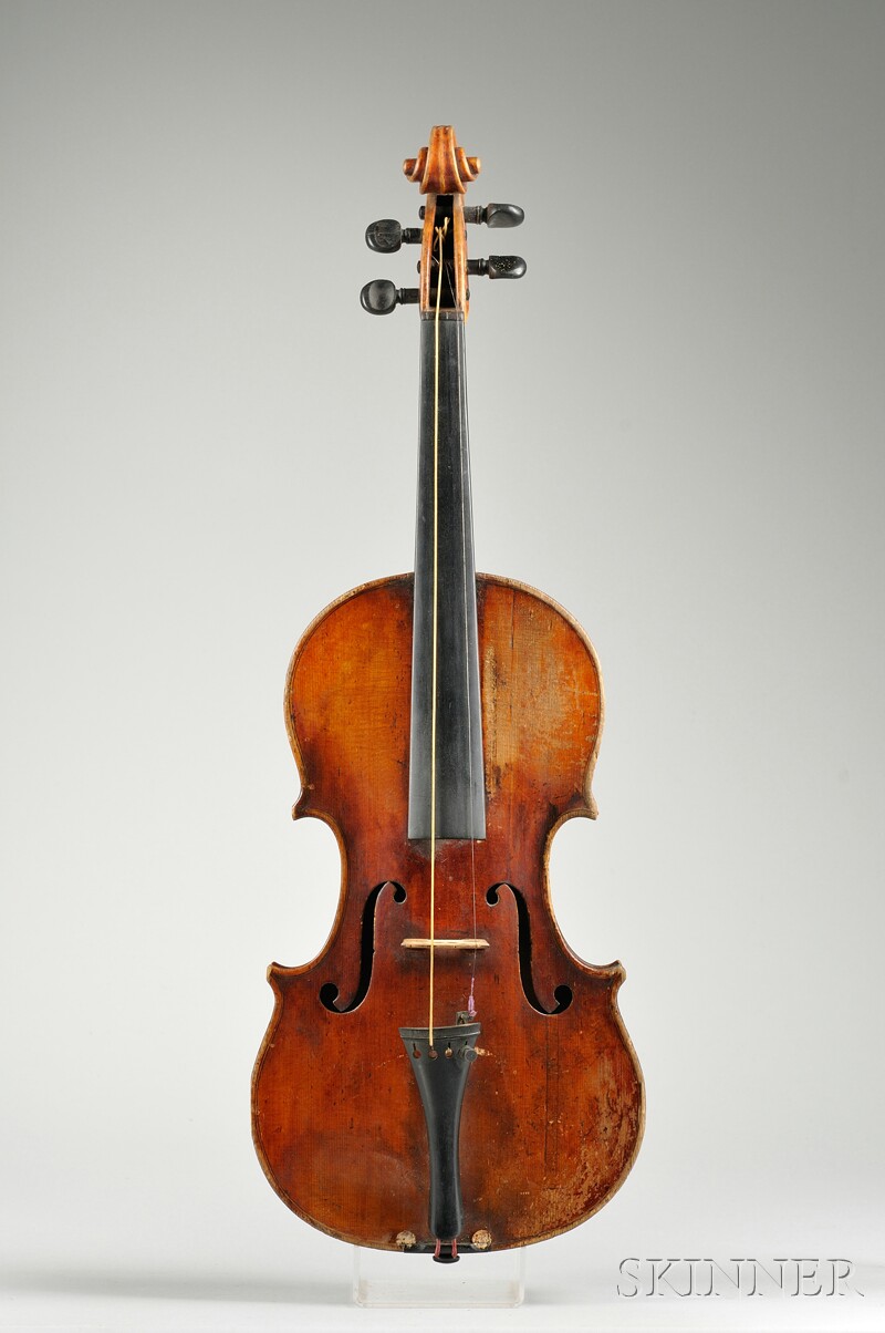 Appraisal: Violin c labeled GALLANUS length of back mm with case