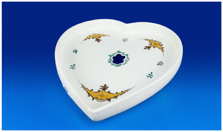 Appraisal: Wemyss Heart shaped tray marks to base inches diameter