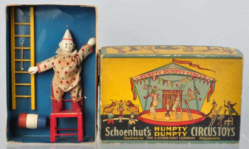 Appraisal: Schoenhut Humpty Dumpty Circus Set American Set looks unused clown