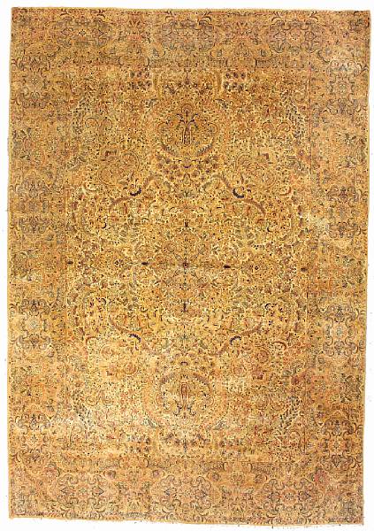 Appraisal: A Lavar Kerman carpet Southeast Persia circa size approximately ft