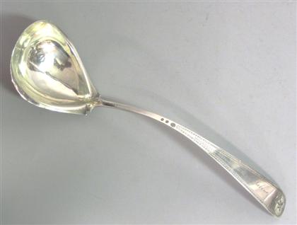 Appraisal: Silver ladlephiladelphia george b sharp for bailey co circa