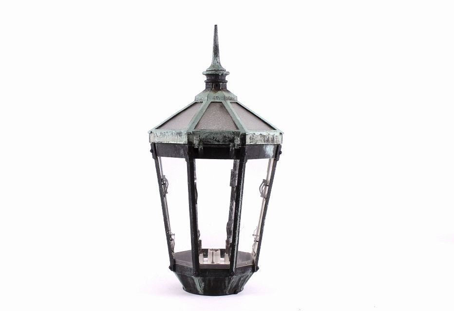 Appraisal: th C Original Street Lamp Elmhurst Illinois For your consideration