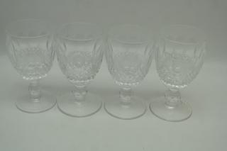 Appraisal: Set of Waterford Cordial Glasses Collection of four cut crystal