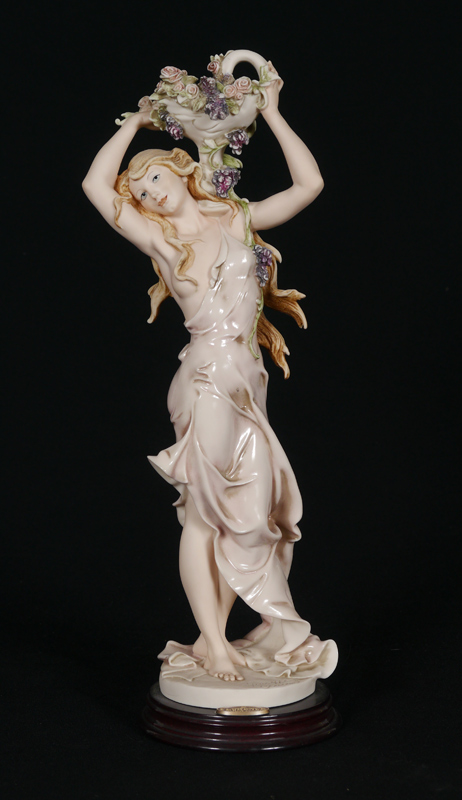 Appraisal: GIUSEPPE ARMANI FLORENCE SCULTURE d'ARTE LIMITED EDITION FIGURINE LILACS AND