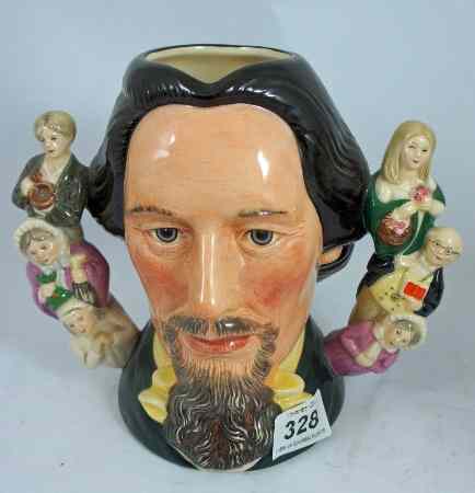 Appraisal: Royal Doulton Large Sized Double Handled Character Jug Charles Dickens