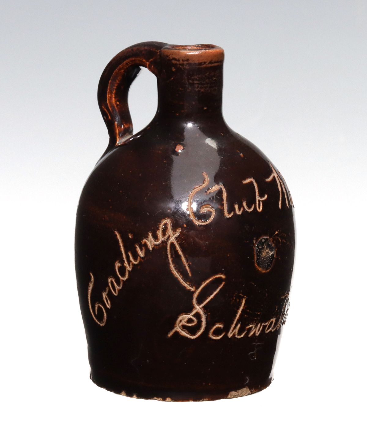 Appraisal: SCHWABACHER SOUTH CAROLINA STONEWARE MINI JUG