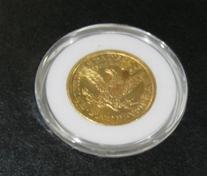 Appraisal: U S dollar gold pieceEstimate -