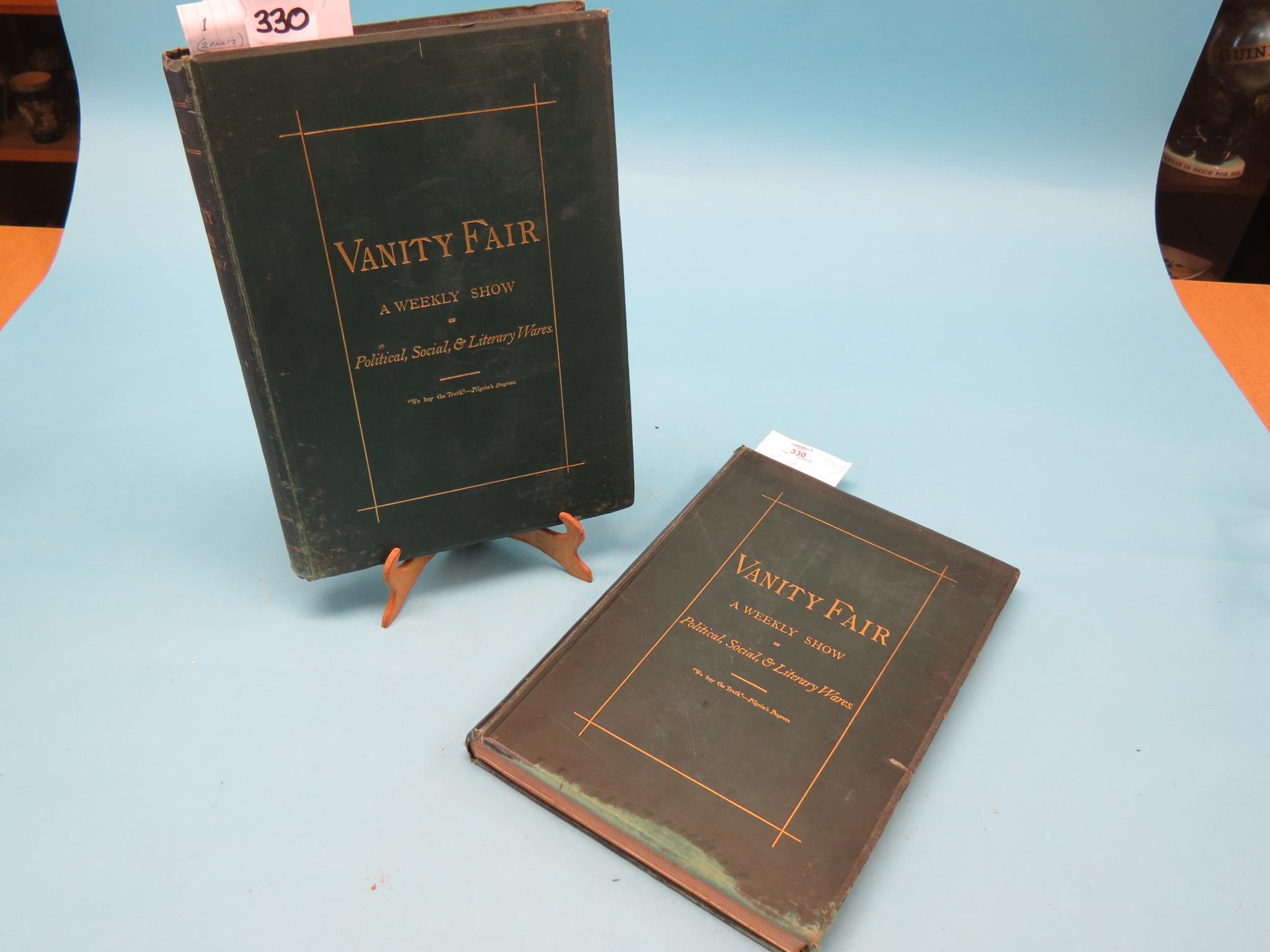 Appraisal: Vanity Fair volumes and includes jockey Fred Archer publisher's green