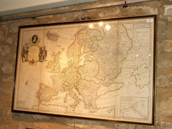 Appraisal: HERMANN MOLL - Map of Europe four fold engraving hand-coloured