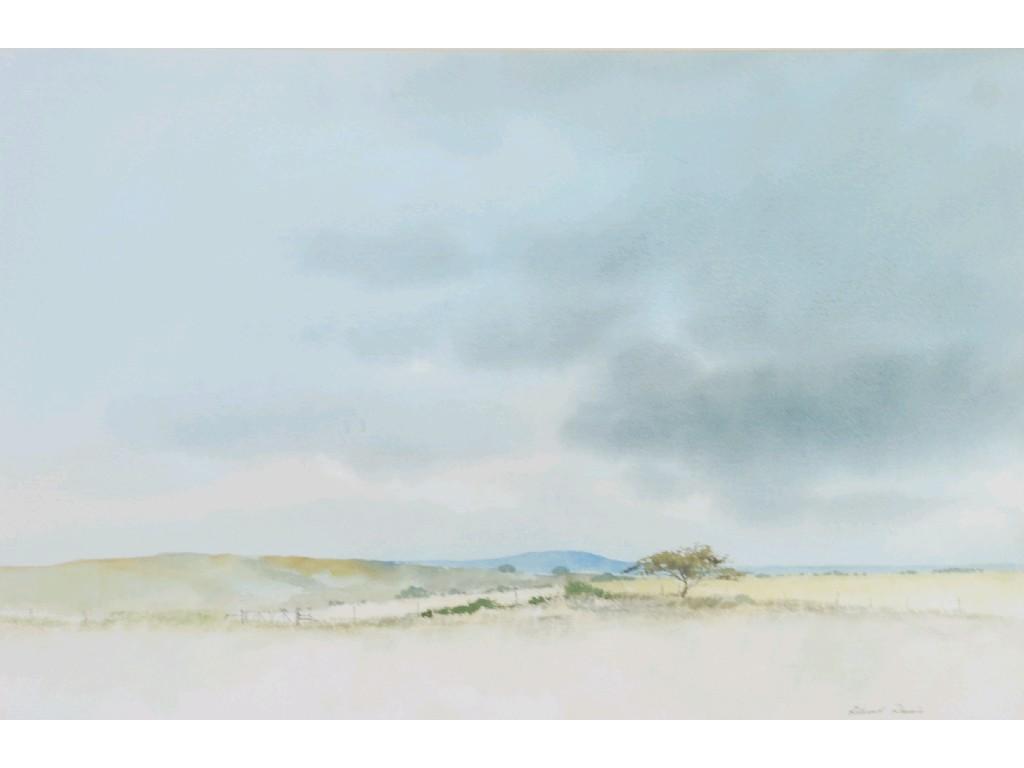 Appraisal: RICHARD RENNIE b WATERCOLOURS A PAIR South African landscapes each