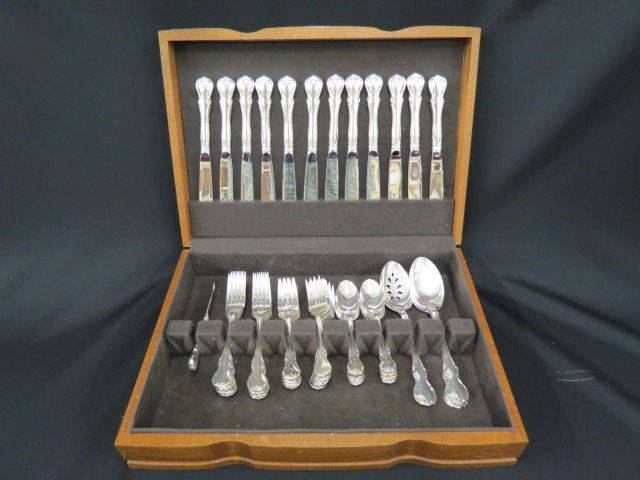 Appraisal: Towle French Provincial Sterling Flatwareservice for with servers extras no