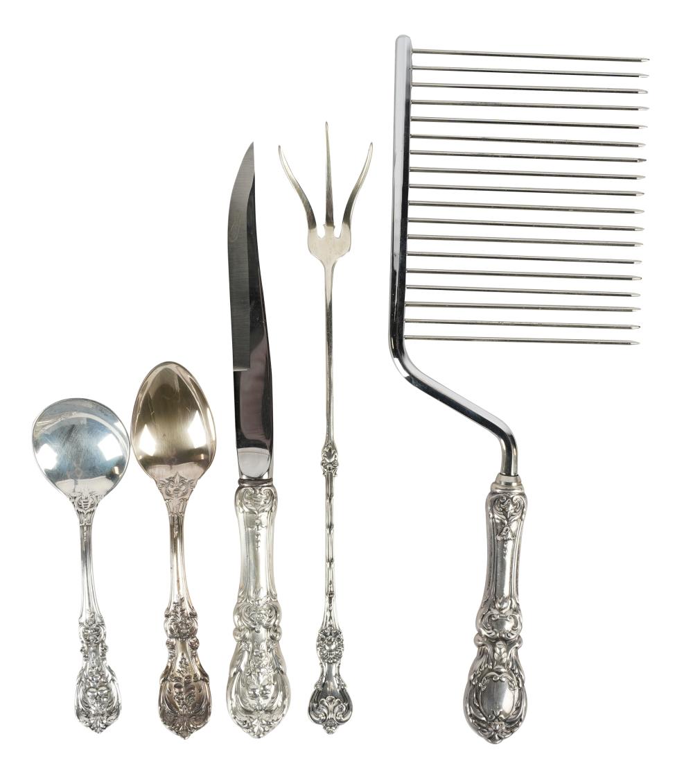 Appraisal: REED BARTON FRANCIS I STERLING FLATWARE SERVICEwith maker's marks further