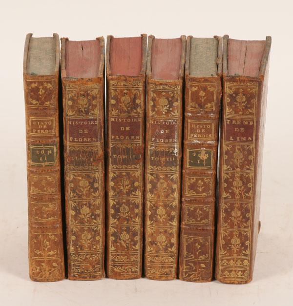 Appraisal: French th C books on various cities kings vol Histoire