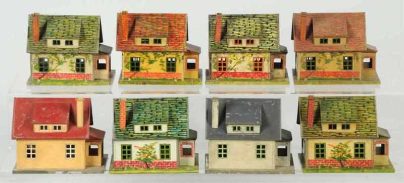 Appraisal: Lot of Lionel Bungalow Buildings American Pre-war All are no