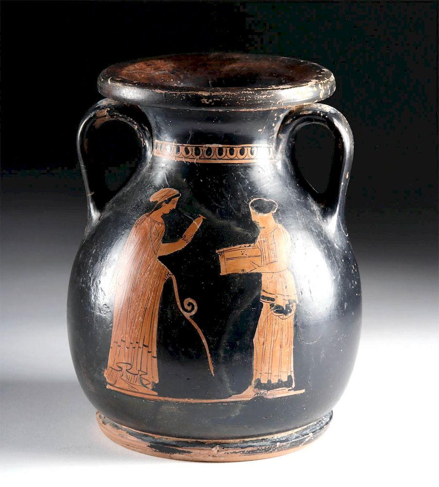 Appraisal: Greek Attic Red-Figure Pelike - Washington Painter Greece Attic attributed