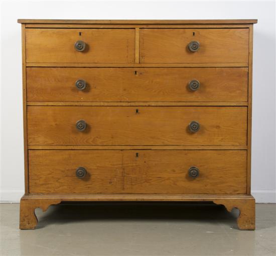 Appraisal: An American Maple Chest of Drawers Height x width x