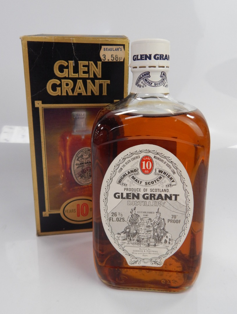 Appraisal: A bottle of Glen Grant year old whisky