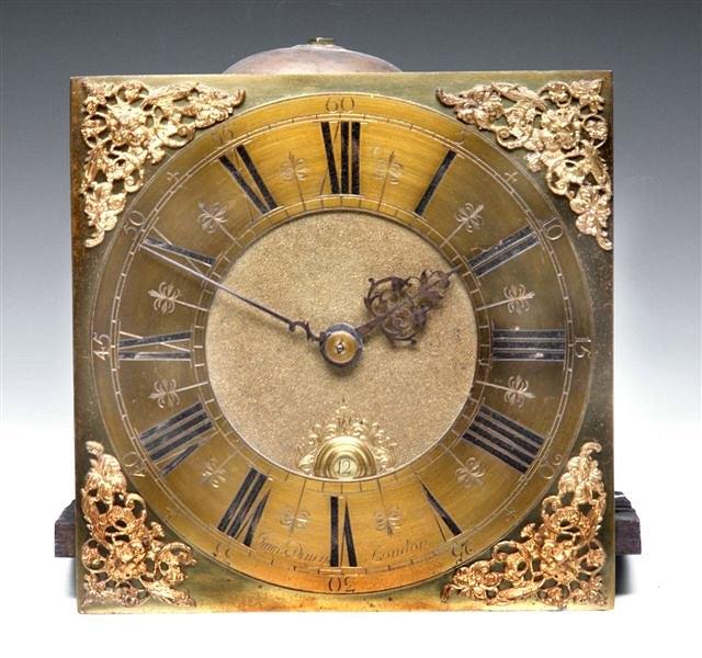 Appraisal: An th Century hour long case clock movement the brass