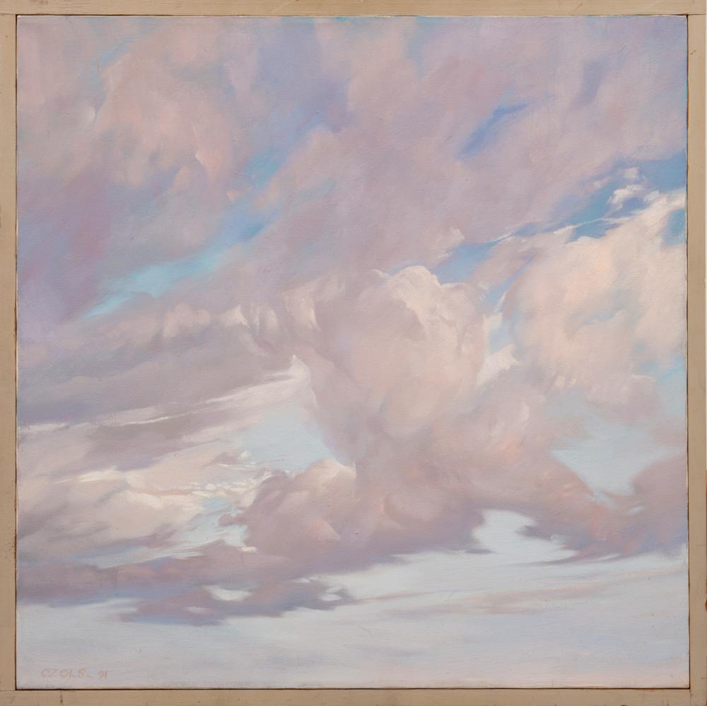 Appraisal: Auseklis Ozols Latvian New Orleans b Lavender Clouds in a