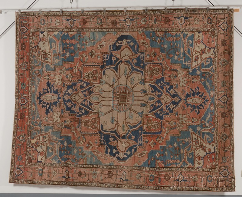 Appraisal: Serapi Carpet Northwest Persia last quarter th century areas of