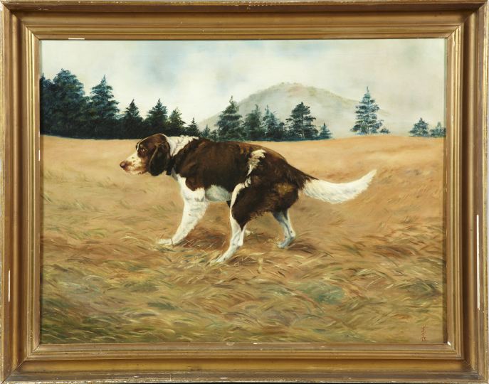 Appraisal: British School Late th Early th Century English Setter in