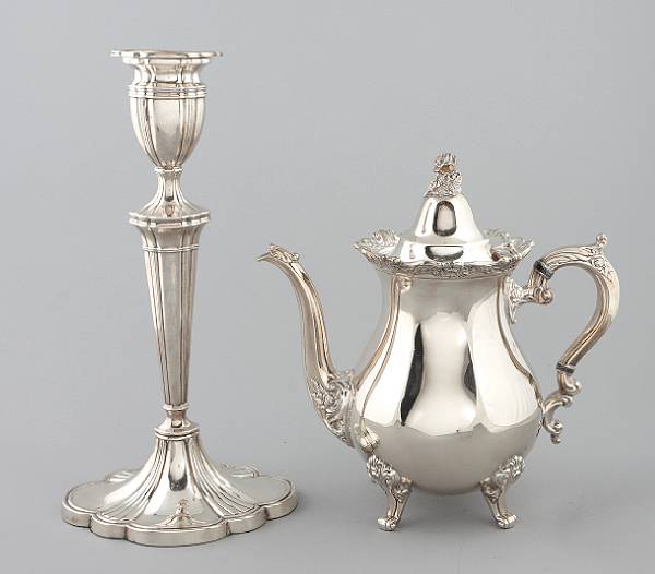 Appraisal: Silver and SilverplateProperty from the Estate of Nancy M Daly