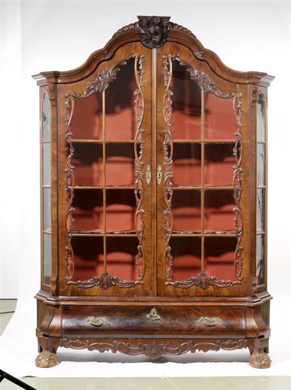 Appraisal: A DISPLAY CABINET in the Dutch Baroque style end of