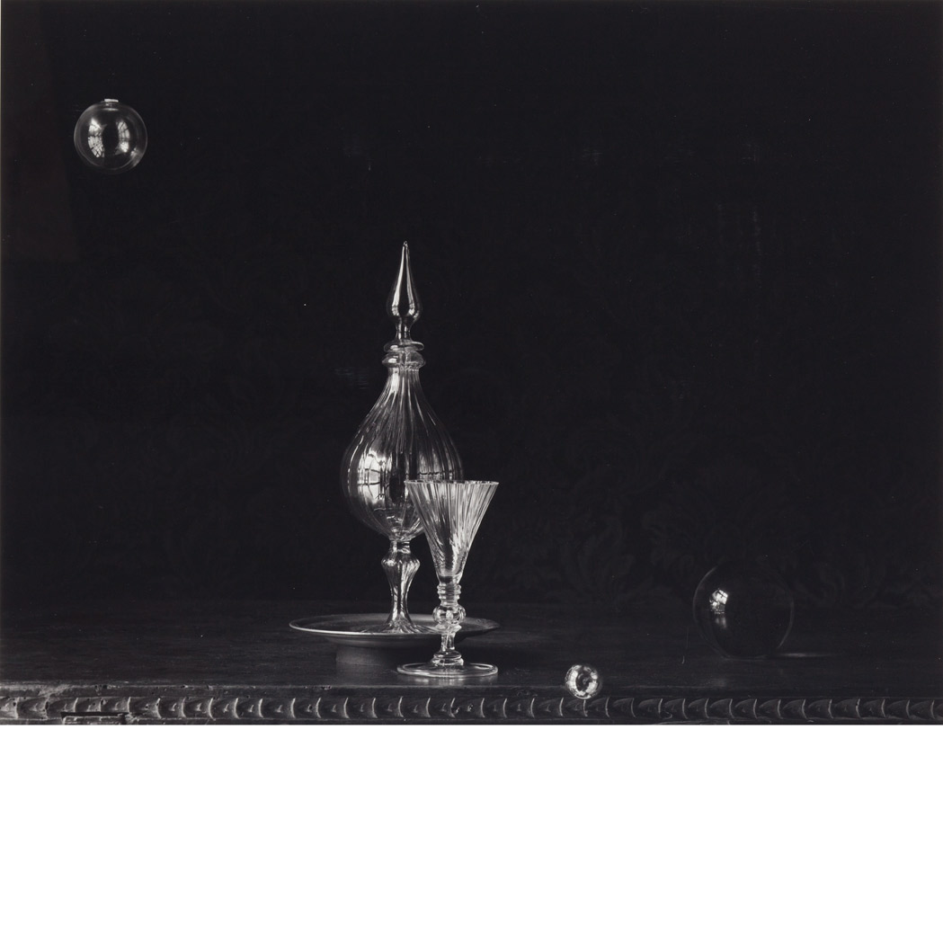 Appraisal: MELLOR DOUGLAS b Glass Bubble Toned gelatin silver print x