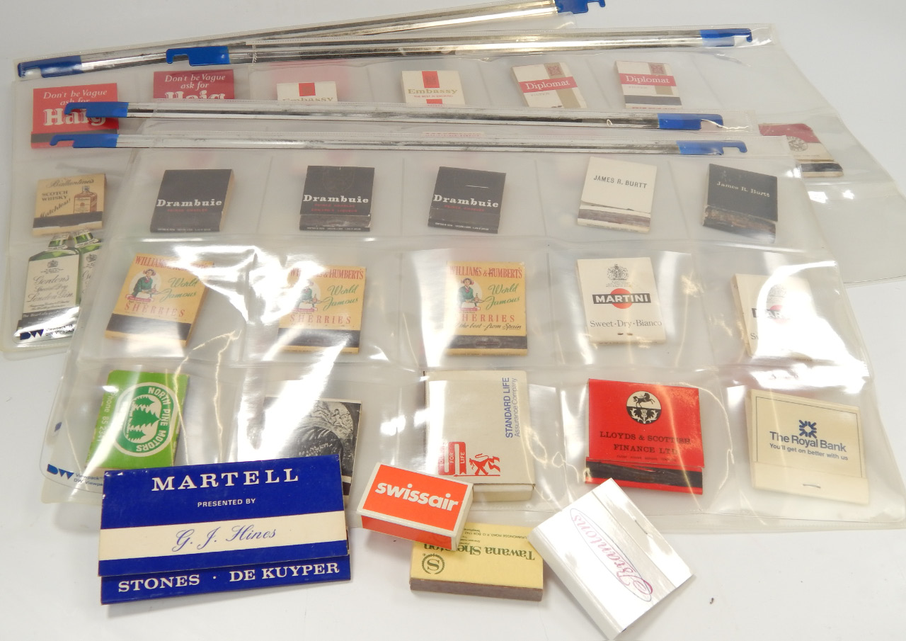 Appraisal: Matchbook collection including Royal Navy badges from Badger Brewery and