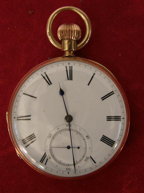 Appraisal: ct gold pocket watch by George Davison Newcastle upon Tyne