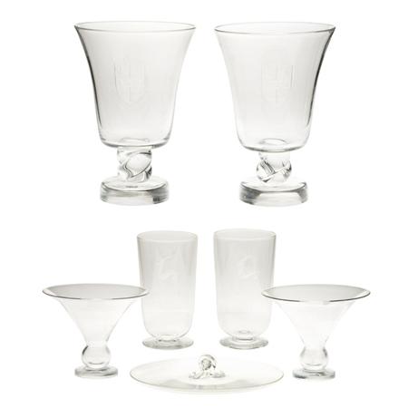 Appraisal: Group of Steuben Glass Articles Estimate -