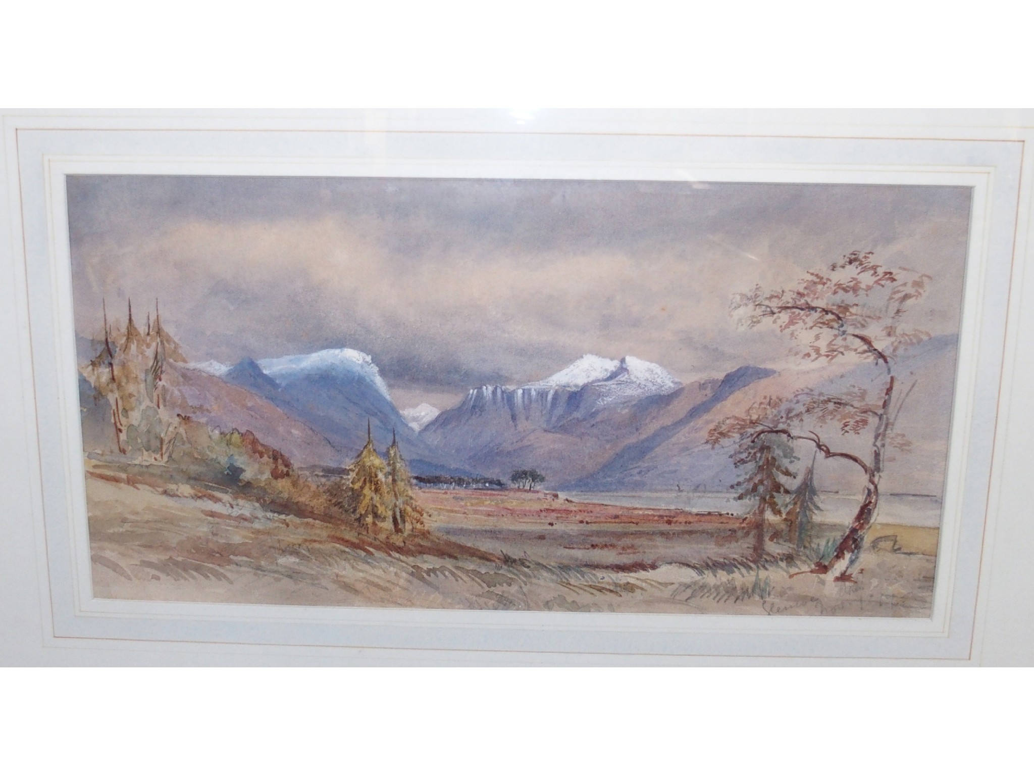 Appraisal: ALICE L DUNDAS The Hills of Glencoe signed and inscribed