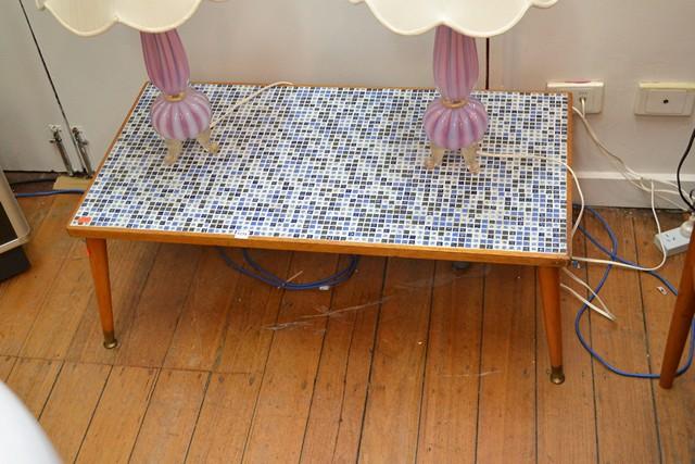 Appraisal: 'S MOSAIC TOP COFFEEE TABLE